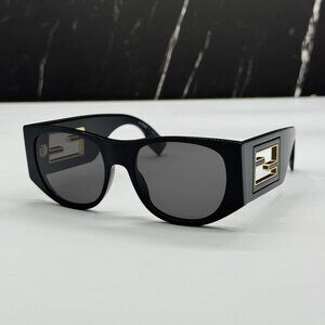 NEW FENDI FE40109I 01A SUNGLASSES BLACK WOMEN EYEWEAR